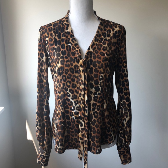 Express leopard blouse - Picture 1 of 6